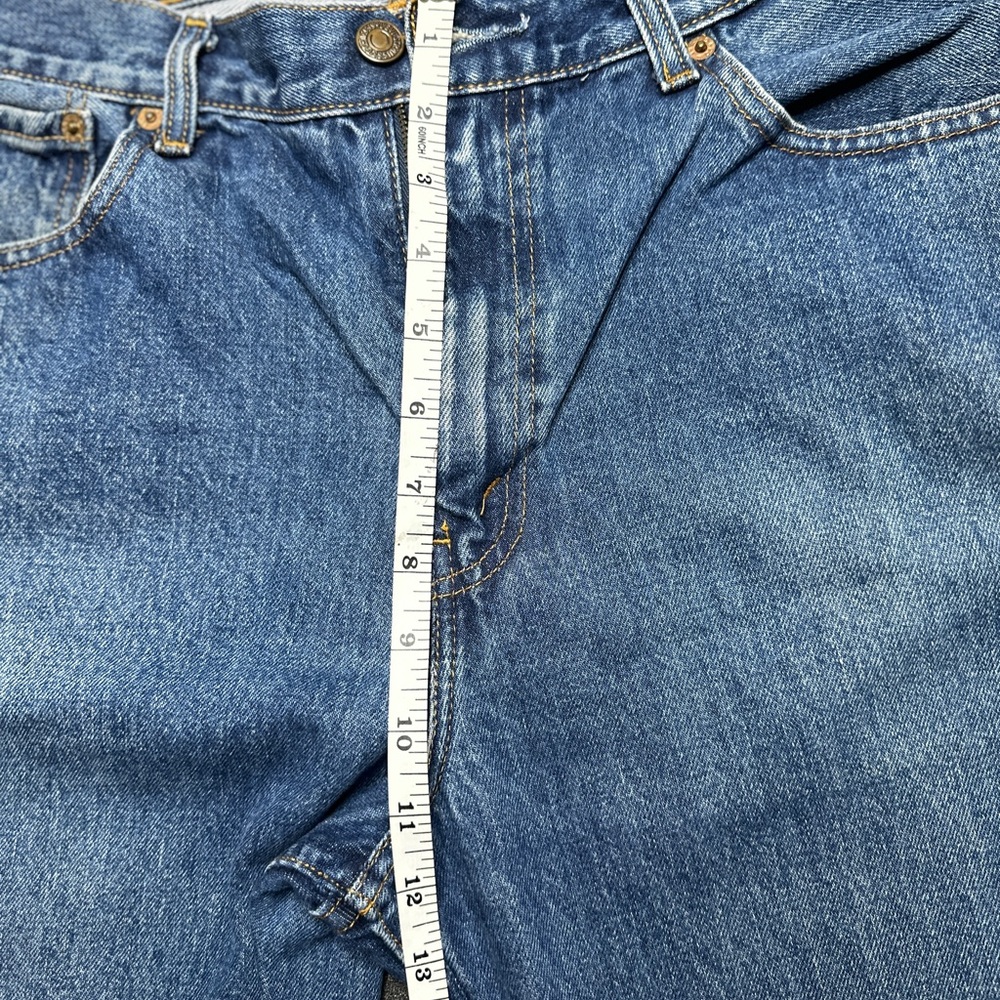Levi's Men's Straight Blue Jeans - Picture 4 of 8
